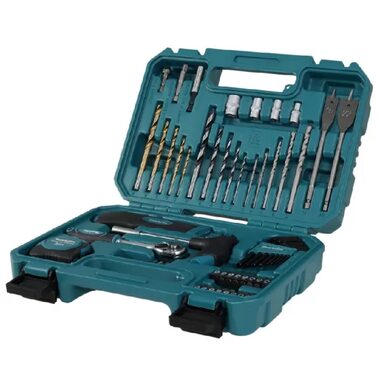 Makita E-15095 / sada bitov a vrtákov 60 ks v plastovom kufri