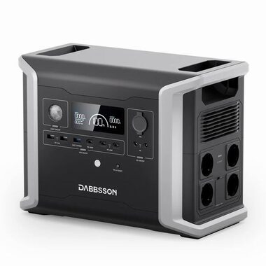 Dabbsson DBS1300 / prenosná nabíjacia stanica / 1200W / 1330 Wh / 2x USB-A / 2x USB-C / LCD displej