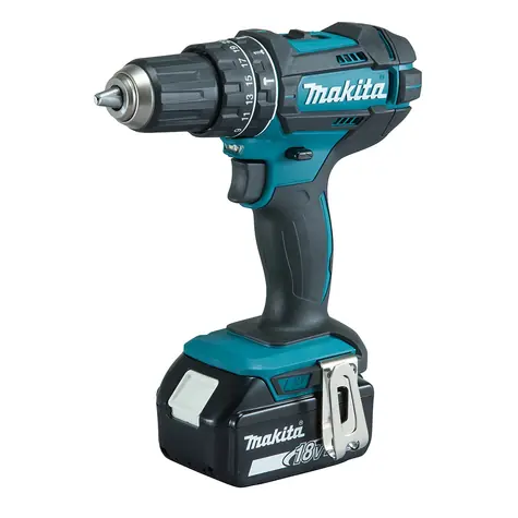 Makita DHP482RFE / Aku príklepový vŕtací skrutkovač / Li- ION / 18V / 2x 3.0Ah