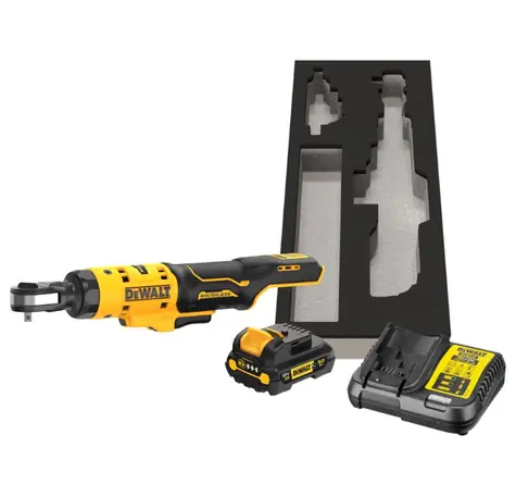 DeWalt DCF504L1G / Aku račňa 1/4" s bezuhlíkovým motorom / 12V / 1x 3.0 Ah