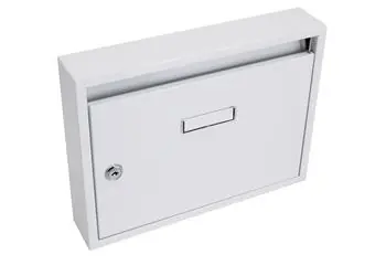 OEM Schránka poštová paneláková 320 x 240 x 60 mm biela / bez dier 