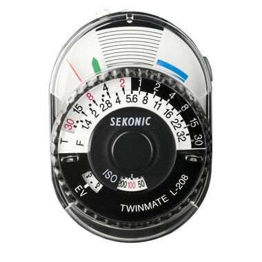 Sekonic Expozimeter L-208 Twinmate Analog Light Meter 