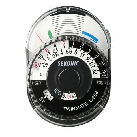 Sekonic Expozimeter L-208 Twinmate Analog Light Meter 