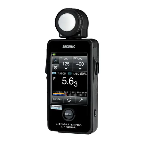 Sekonic Expozimeter L-478 DR LiteMaster PRO pre PocketWizard System Light Meter