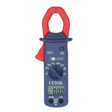 Solight kliešťový multimeter / max. AC 600V / max. DC 600V / 20 - 200A