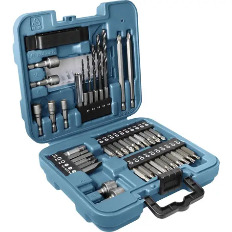Makita D-58877 Sada bitov a vrtákov v plastovom kufri 42 ks