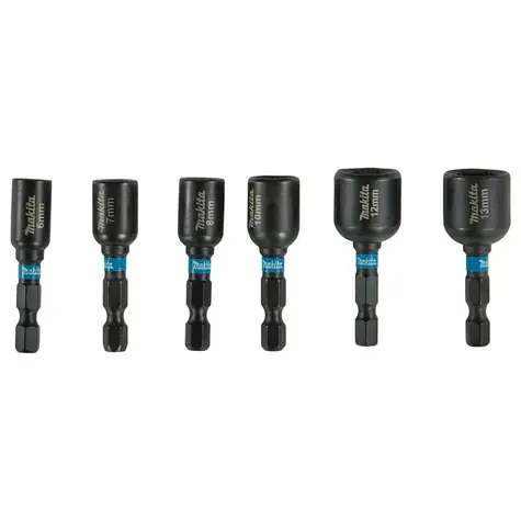 Makita E-15768 IMPACT BLACK / sada nástrčných kľúčov 6 ks / v plastovom kufri