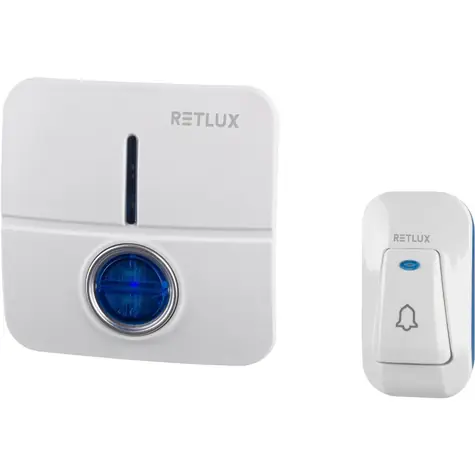 Retlux RDB 105 zvonček 230V + batériové tlačidlo 