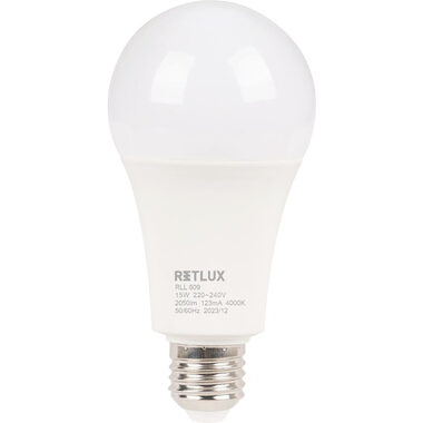 Retlux RLL 609 A70 E27 bulb 15W / 2050 lm / 4000K - studená biela / D 