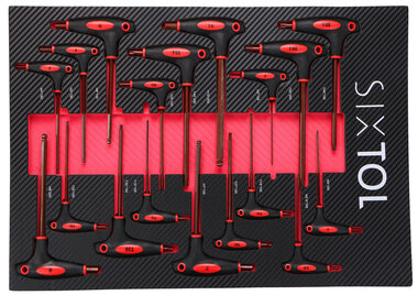SIXTOL MECHANIC TOOL TRAY 5 - 18ks / Modul s náradím do dielenského vozíka 