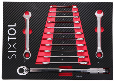 SIXTOL MECHANIC TOOL TRAY 7 - 14ks / Modul s náradím do dielenského vozíka 