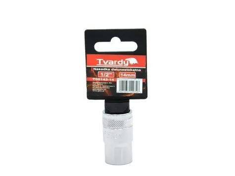 TVARDY Nástrčná hlavica dvanásťhranná 1/2" 14 mm 