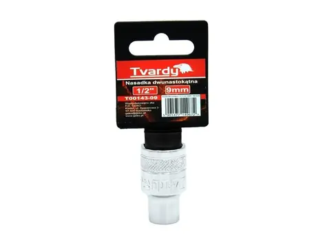 TVARDY Nástrčná hlavica dvanásťhranná 1/2" 9 mm 