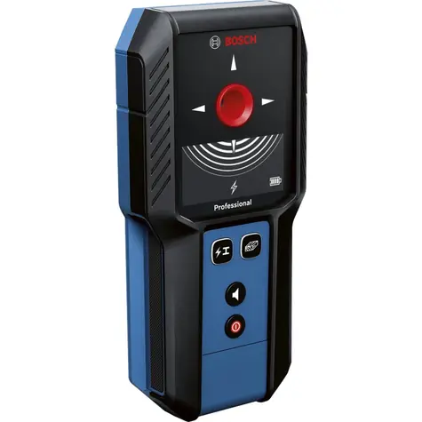 BOSCH GMS 120-27 Professional / Detektor / hĺbka: 120 mm / IP 54 / 2x 1.5 V LR6 (AA) & 3.7V 1.0Ah 