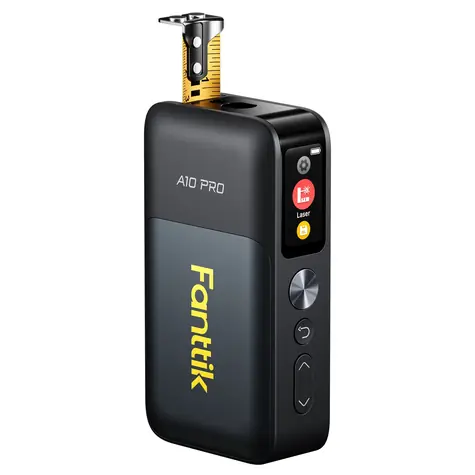 Fanttik A10 Apex 3v1 / Laserový diaľkomer / až 50m / presnosť merania +-0,32 cm / IPS / USB-C