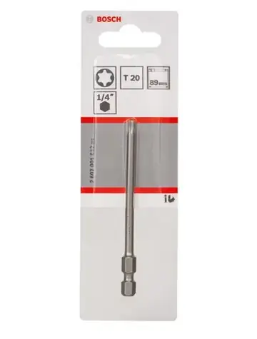 BOSCH 22607001652 / Bit T20 / dĺžka 89 mm