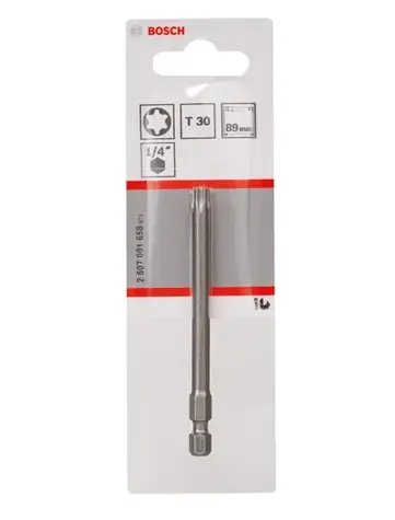 BOSCH 2607001658 / Bit T30 / dĺžka 89 mm