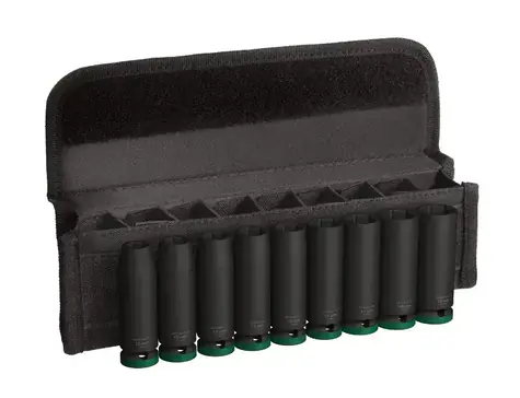 BOSCH 2608003039 / 9-dielna sada nástrčných kľúčov PRO Impact / 1/2" vonkajší štvorhran