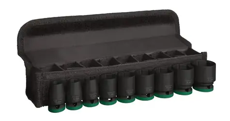 BOSCH 2608003038 / 9-dielna sada nástrčných kľúčov PRO Impact / 1/2" vonkajší štvorhran
