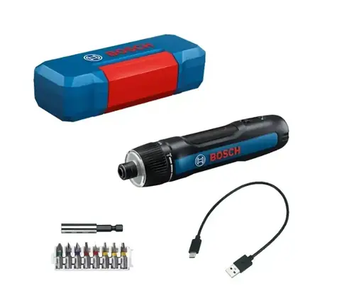 BOSCH Go 3 Professional / Aku skrutkovač s príslušenstvom / 3.6V / 396 ot-min / USB kábel