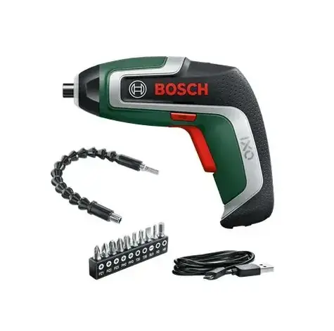 BOSCH IXO 7 / Aku skrutkovač s príslušenstvom / 3.6V / 235 ot-min / USB kábel
