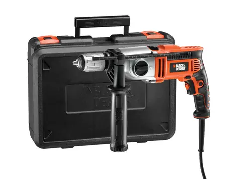 Zánovné - Black&Decker BDKR1102K/Kombinované vŕtacie a sekacie kladivo/1100W / 3200 ot-min / 54.400 úderov-min / SDS- PLUS / zánovné