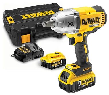 DeWalt DCF899P2 / Aku rázový uťahovák s bezuhlíkovým motorom a 3 prevodovými stupňami / 18V XR / 2x 5.0Ah