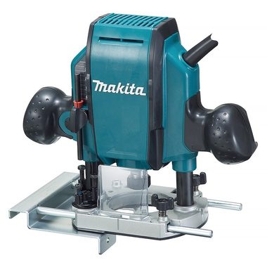 Makita RP0900J / Vrchná frézka / 900W / Výška zdvihu 0-35mm / 27.000 ot-min / Upínanie hriadeľa 6-8 mm