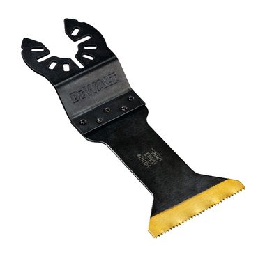 DeWalt DT20702 / Titánový pílový list na drevo s klincami / Dĺžka 55 mm / Šírka 44 mm