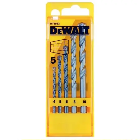 DeWalt DT6952 / Sada vrtákov do muriva / Priemer 4-10 mm / 5ks