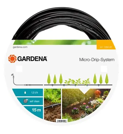 Gardena Micro-Drip-System 01362-20 Nadzemná kvapkacia hadica 4.6 mm (3|16") - Dĺžka 15 m