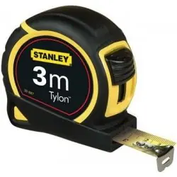 Stanley 1-30-687 / Meter zvinovací 3M / žltá oceľová páska 12.7mm / tr. pr. II / BI-plast / Tylón