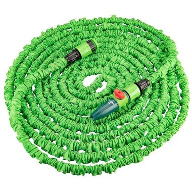 Verto 15G890 sada flexibilná záhradná hadica zelená / 22m / 9.5mm / 12bar