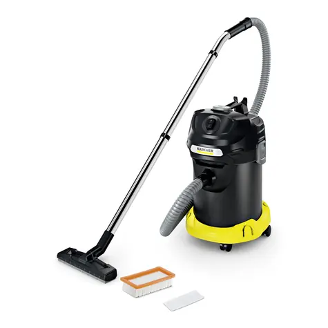 Kärcher AD 4 Premium 1.629-731.0 / Vysávač na popol a suché nečistoty / 600W / 17 l / Sací výkon 150 AW