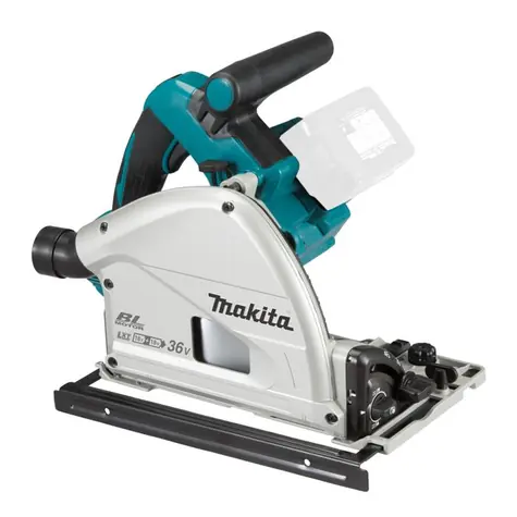 Makita DSP601ZJU / Aku Ponorná píla s AWS / 2x18V / Priemer kotúča 165mm / 6.300 ot-min-1 / bez Aku