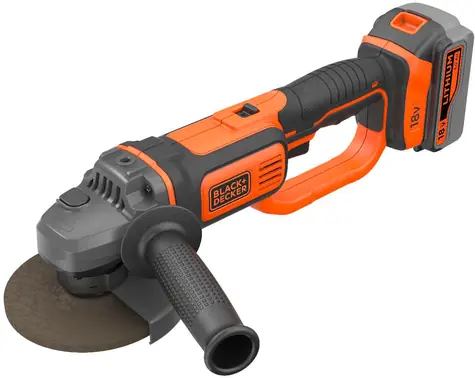 Black&Decker BCG720M1 / Aku uhlová brúska / 125 mm / 18V / 4 Ah / 8600 ot-min