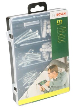 BOSCH 2607019511 / Sada upevňovacieho príslušenstva (173 ks)