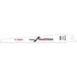 BOSCH 2608656259 / Sada pílových listov na drevo a kov / BiM / Upínanie 1|2" / Dĺžka čepele 150 mm / Rozteč 4.3 mm / 100ks