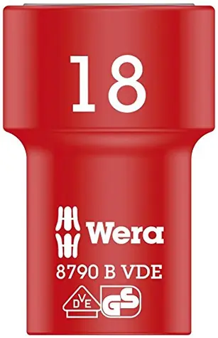 WERA 8790 B - 18 x 46 mm/ Nadstavec nástrčných hlavíc Zyklop VDE / izolovaný / s pripojovacím rozmerom 3|8"