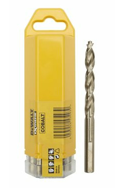 DeWalt Sada vrtákov do kovu / Priemer 6 mm / Dĺžka 93 mm / HSS E Cobalt / 10ks / dopredaj