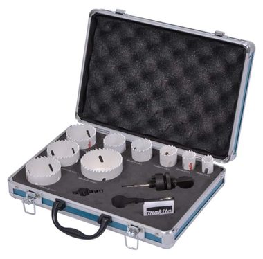 Makita Sada dierovacích píl (12 ks) / Priemer 19-68 mm / BiM