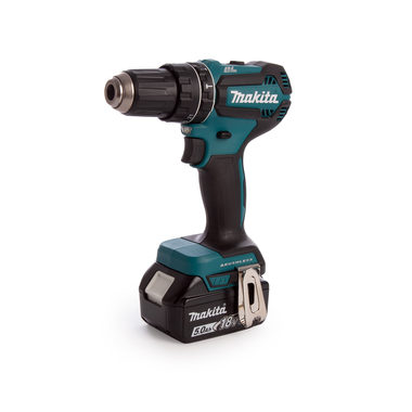 Makita DHP485RTJ / Aku Príklepová vŕtačka / 18V / 2x5.0Ah / 13mm skľučovadlo / 1900 ot-min / 28500 úderov-min / 50 Nm