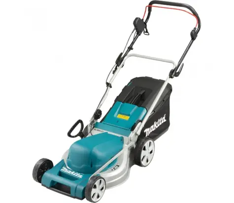 Makita ELM4121 / Kosačka na trávu / 1600W / až 600 m2 / Záber 41 cm / Kôš 50 L