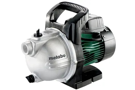 Metabo P 2000 G / Záhradné čerpadlo / 450W / Kapacita 2.000 lh / Tlak 3.0 bar / Výtlačná výška 30 m / Vnútorný závit 1"