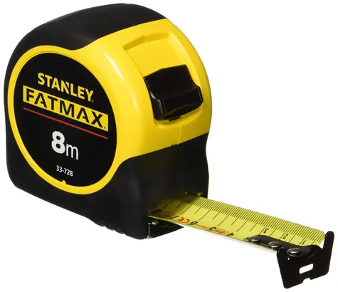 Stanley FatMax 0-33-728 / Meter zvinovací 8m / meracia páska s povlakom MYLAR 32 mm / tr. pr. II / plastový obal