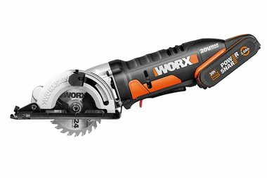 WORX WX527.9 / Aku Kompaktná kotúčová píla / 20V / Priemer 85 mm / 2400 ot-min / Rezná hĺbka 27 mm / bez Aku