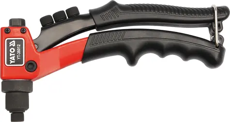 YATO YT-36012 Nitovacie kliešte ručné / Dĺžka 200 mm / CrMo / Rozmer nitov 2.4 | 3.2 | 4 | 4.8 mm