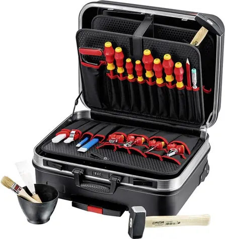 Knipex BIG Basic Move Electro tool case 002106HLS / veľká súprava náradia pre elektro / 24ks