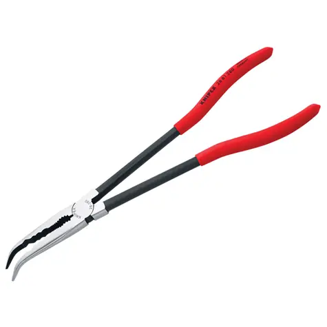Knipex 2881280 Kliešte montážne zahnuté 280mm