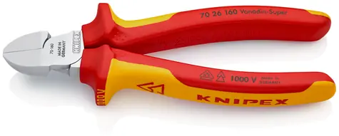 Knipex 7026160 Kliešte bočné štiepacie izolované 160mm / 1000V VDE